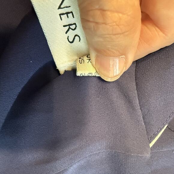 Fame & Partners Maxi Dress Sz 2 Floral True‎ Wrap Navy Bridesmaid Prom Formal - Picture 15 of 16